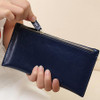 Aliwilliam Vintage Genuine Leather Clutch Bag Women Long Wallets Zipper Clutches Ladies Wallet Long Purse Card Money Bag Female Aliwilliam Vintage Genuine Leather Clutch Bag Women Long Wallets Zipper Clutches Ladies Wallet Long Purse Card Money Bag Female