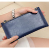 Aliwilliam Vintage Genuine Leather Clutch Bag Women Long Wallets Zipper Clutches Ladies Wallet Long Purse Card Money Bag Female Aliwilliam Vintage Genuine Leather Clutch Bag Women Long Wallets Zipper Clutches Ladies Wallet Long Purse Card Money Bag Female
