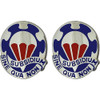 82nd Brigade Support Battalion Unit Crest (Subsidium Sine Qua Non)