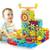 81 pcs Electric Magic Gears Building Blocks 3D DIY Plastic Funny Educational Mosaic Toys For Children Kids toys hobbies