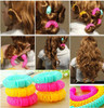 8 pcs/set New Hair Styling Roller Hairdress Magic Bendy Curler Spiral Curls DIY Tool Small size 6.5 cm Hair Accessories