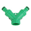 New 9.5 cm Garden 2-Way Adapter Y Tap Connector Fitting Switch for Irrigation Hose Pipe Garden Agriculture Self Watering System