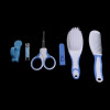 New 6pcs/Set Newborn Baby Kids Manicure Nail Hair Health Care Grooming Brush Kit Color Random delivery