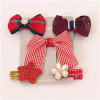 New 5pcs kids girl hair Accessories flower Bowknot Hairpin children star Cartoon crown hair clips Barrette headwear Q-2