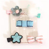 New 5pcs kids girl hair Accessories flower Bowknot Hairpin children star Cartoon crown hair clips Barrette headwear Q-2