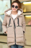 New 2017 Winter Women Wadded Jacket Red Female Outerwear Plus Size 3XL Thickening Casual Down Cotton Wadded Coat Women Parkas