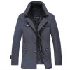 New 2017 Winter Wool Coat Slim Fit Jackets Fashion Outerwear Warm Man Casual Jacket Overcoat Pea Coat Plus Size M-XXXXL