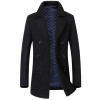 New 2017 Winter Men Wool Trench Coat Men Long Trench Slim Fit Overcoat High Quality Men Coats Fashion Trench Outerwear hot