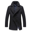 New 2017 Winter Men Wool Trench Coat Men Long Trench Slim Fit Overcoat High Quality Men Coats Fashion Trench Outerwear hot