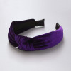 New 2017 Winter Girls Colorful Nylon Velvet Knot Headband Hair Holder Ornament Children Hairband Hair Accessories Kids Hair Band