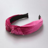 New 2017 Winter Girls Colorful Nylon Velvet Knot Headband Hair Holder Ornament Children Hairband Hair Accessories Kids Hair Band