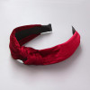 New 2017 Winter Girls Colorful Nylon Velvet Knot Headband Hair Holder Ornament Children Hairband Hair Accessories Kids Hair Band