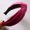 New 2017 Winter Girls Colorful Nylon Velvet Knot Headband Hair Holder Ornament Children Hairband Hair Accessories Kids Hair Band