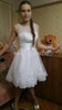 New 2017 White Short Wedding Dresses The Brides Sexy Lace Wedding Dress Bridal Gown Plus Size Ivory vestido de noiva Real Sample