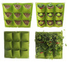 Wall-Mounted Vertical Garden with Pockets Planting Bags Wall-Mounted Vertical Garden with Pockets Planting Bags