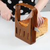New EU Design ABS+Plastic Foldable cozinha Bread Slicer for Bread/ loaf/ toast Cutting-cuts Even Slices Free Shipping EU001