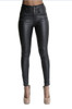 New elastic leather pants zipper solid leggings skinny women full length trousers plus size for women ladies feminino