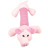 New Dog Toys Pet Puppy Chew Squeaky Squeaker Plush Dog Toy Interactive For Puppy Sound Pig Duck Elephant Free Shipping