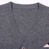 New design mens autumn cashmere sweater vest fashion plaid sleeveless sweater man argyle v-neck wool sweater cardigan