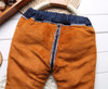 New children clothing baby boys thermal pants jeans for kids 0-5T baby girls plus velvet warm trousers denim autumn and winter