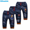 New children clothing baby boys thermal pants jeans for kids 0-5T baby girls plus velvet warm trousers denim autumn and winter