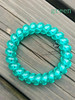 Norvin women hair bands high quality hair accessories women gum for hair rope candy-colored telephone wire Transparent 17 colors