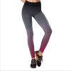 NORMOV Women's Stripes gradient Leggings Fashion Polyester High Waist Adventure Time Jeggings Leggings Women