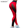 NORMOV Women Fitness Leggings Mesh Patchwork High Waist Legging Sporting Activewear Leggins Workout Bodybuilding Jeggings