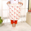 Nordic Style Flamingo Cotton Folding Laundry Baskets Dirty Clothes Storage Large Basket For Toy Clothes Sundries Storage Box