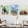 Nordic Abstract Love Canvas Painting Scandinavian Wall Pictures Art Oil Posters and Prints for Living Room Home Decor No Frame