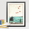 Nordic Abstract Love Canvas Painting Scandinavian Wall Pictures Art Oil Posters and Prints for Living Room Home Decor No Frame