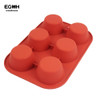Non-Stick 6 Cups Mousse Silicone Cake Mould Muffin Cup Cupcake Baking Tray Cake Tools