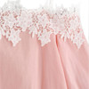 Newest Summer Women Blouses Nine Quarter Sleeve Floral Crochet Lace Blouse Sexy Slash Neck Strapless Shirt Tops Elegant Blusas