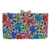 Newest stylish women evening bag Multi Crystal Evening Bag silver winding bags Crystal Luxury Clutch Bag Diamond Ladies 88415
