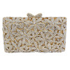 Newest stylish women evening bag Multi Crystal Evening Bag silver winding bags Crystal Luxury Clutch Bag Diamond Ladies 88415