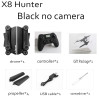 Newest rc mini foldable drone X8 Hunter with camera wifi fpv quadcopter rc helicopter toy HD selfie dron remote control 4CH Axis
