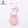 Newest Harajuku Cartoon Pink Leopard Garfield Meia Women Crew Socks Creative Novelty Funny Party Star Egg Sox Cute Cotton Socks
