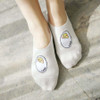 Newest Harajuku Cartoon Pink Leopard Garfield Meia Women Crew Socks Creative Novelty Funny Party Star Egg Sox Cute Cotton Socks