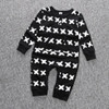 DLY017 retail 2017 new style baby rompers kids 1 pcs hoodies pilot design jumpsuits cotton infant rompers free shipping