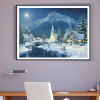 DIY,5D,Diamond Mosaic,Snow,Handmade,Diamond Painting,Cross Stitch Kits,Winter,Landscape,Diamond Embroidery,Patterns,Rhinestones