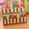 DIY Wholesale Mini Natural Wooden Clips For Photo Clips Clothespin Craft Decoration Clips Pegs