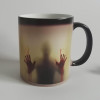 DIY Walking Dead Bloody Hands  Color Changing Coffee Mug Magic  Ceramic Zombie Coffee Cup Temperature Changing