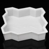 DIY Pavement Mold Stepping Path Stone Cement Brick Double S Manually for Garden Road Concrete Sidewalk Path Marker
