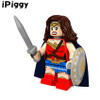 DIY Funny Super Heroes Marvel Avengers Batman Deadpool Wonderwoman Movie Figures Diana Prince Steve Sale Building Blocks Brick