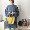 Women Corduroy Shopping Bag Female Canvas Cloth Shoulder Bag Environmental Storage Handbag Reusable Foldable Eco Grocery Totes Women Corduroy Shopping Bag Female Canvas Cloth Shoulder Bag Environmental Storage Handbag Reusable Foldable Eco Grocery Totes