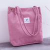 Women Corduroy Shopping Bag Female Canvas Cloth Shoulder Bag Environmental Storage Handbag Reusable Foldable Eco Grocery Totes Women Corduroy Shopping Bag Female Canvas Cloth Shoulder Bag Environmental Storage Handbag Reusable Foldable Eco Grocery Totes