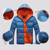 AOWOFS New Men's Slim Casual Warm Parka Overcoat Hoodie Jacket Hooded Winter Thick Coat Male New Clothes casaco masculino