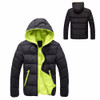AOWOFS New Men's Slim Casual Warm Parka Overcoat Hoodie Jacket Hooded Winter Thick Coat Male New Clothes casaco masculino