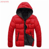 AOWOFS New Men's Slim Casual Warm Parka Overcoat Hoodie Jacket Hooded Winter Thick Coat Male New Clothes casaco masculino