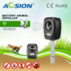 Aosion garden ultrasonic animal repeller with strong led flash to repel cats,dogs,birds away